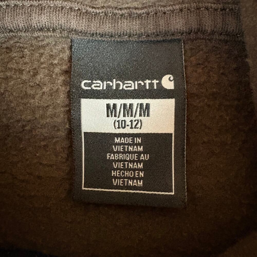 Carhartt Brown Camouflage Logo Hoodie - Picture 3 of 5